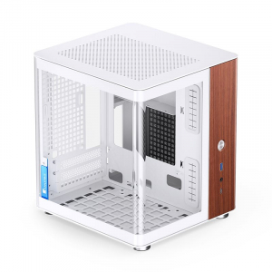 Jonsbo TK-0 White táp nélküli ablakos ITX ház fehér