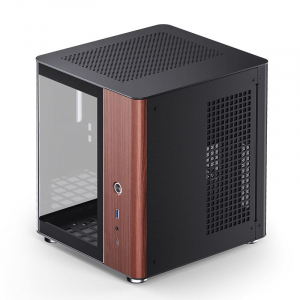 Jonsbo TK-0 Black táp nélküli ablakos ITX ház fekete