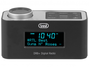 Trevi RC 80D6 DAB rádiós ébresztőóra fekete