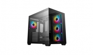 Deepcool CG530 4F t&aacute;p n&eacute;lk&uuml;li ablakos h&aacute;z fekete (R-CG530-BKADA4-G-1)