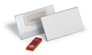 Durable névkitűző mágnessel, elfordulásgátlóval 75x40mm (824319)