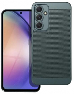 Gigapack Samsung Galaxy A54 5G (SM-A546) légáteresztő, lyukacsos műanyag tok sötétzöld (GP-142659)