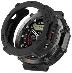 Gigapack Amazfit T-Rex Ultra szilikon v&eacute;dőkeret fekete (GP-164387)