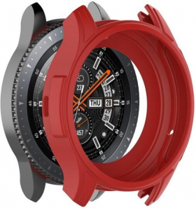 Gigapack Samsung Gear S3 Frontier (SM-R760) szilikon v&eacute;dőkeret piros (GP-85763)