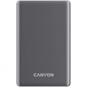 Canyon OnPower 505 Slim Magsafe 5000mAh Power Bank sz&uuml;rke (CNS-CPB505DG)