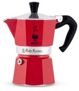 Bialetti Moka Express 1 személyes kávéfőző piros (4941)