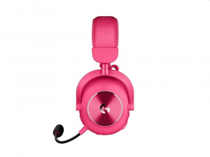 Logitech PRO X 2 LIGHTSPEED vezeték nélküli gamer fejhallgató magenta (981-001275)