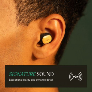 Marley Smile Jamaica Mini TWS Bluetooth fülhallgató fekete (EM-JE124-SB)