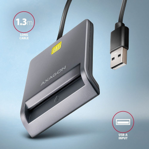 Axagon Smart Card olvasó (CRE-SM3T)