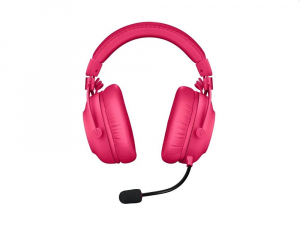 Logitech PRO X 2 LIGHTSPEED vezeték nélküli gamer fejhallgató magenta (981-001275)