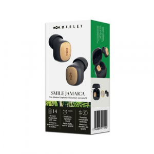 Marley Smile Jamaica Mini TWS Bluetooth fülhallgató fekete (EM-JE124-SB)
