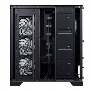 ADATA XPG INVADER X BTF táp nélküli ablakos ház fekete 5x120mm RGB ventilátorral (INVADERXBTFMT-BKCWW)
