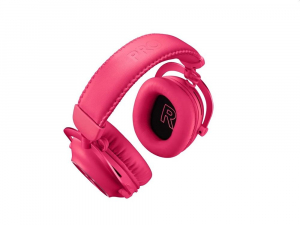 Logitech PRO X 2 LIGHTSPEED vezeték nélküli gamer fejhallgató magenta (981-001275)
