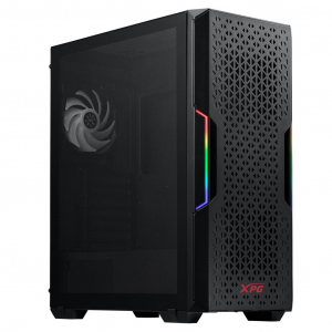 ADATA XPG STARKER AIR táp nélküli ablakos ház fekete 2x120mm ventilátorral (STARKERAIR-BKCWW)