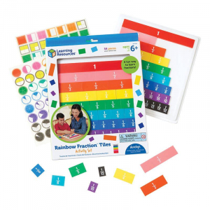 Learning Resources Rainbow Fraction lapok t&aacute;lc&aacute;val (LER 0615)