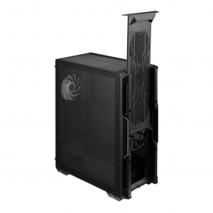 ADATA XPG STARKER AIR táp nélküli ablakos ház fekete 2x120mm ventilátorral (STARKERAIR-BKCWW)