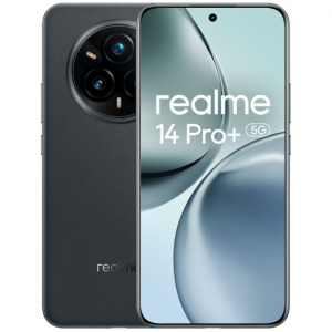 Realme 14 Pro+ 5G 12/512GB mobiltelefon Suede Grey - sz&uuml;rke (RMX5051)