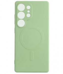 Cellect Samsung Galaxy S25 Ultra m&aacute;gneses szilikon tok ny&aacute;ri liget - z&ouml;ld (CEL-MAG-S25U-PGR)