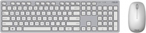 ASUS W5000 vezeték nélküli billentyűzet + optikai egér Copilot fehér