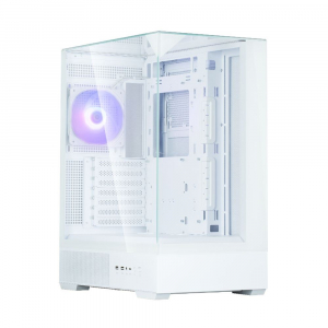 Zalman P40 Prism WHITE táp nélküli ablakos ház fehér
