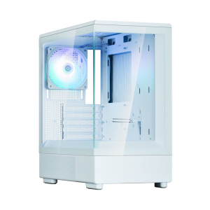 Zalman P10 White táp nélküli ablakos mATX ház fehér