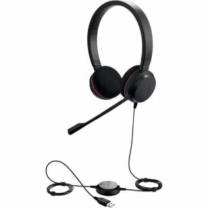 Jabra Evolve 20 USB-C/A MS sztereo headset fekete (4999-823-169)