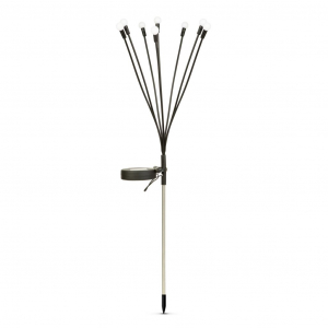 Garden of Eden melegfehér LED-es leszúrható szolár lámpa - "szentjánosbogár" 70cm (11273)