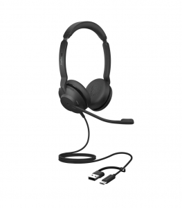 Jabra Evolve2 30 SE USB-C/A MS sztereo headset fekete (23189-999-779)