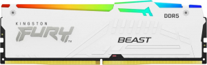 32GB 6400MHz DDR5 RAM Kingston Fury Beast White RGB EXPO CL32 1.4V (2x16GB) (KF564C32BWEAK2-32)