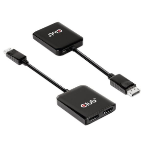 CLUB3D MST DisplayPort 1.4 - 2xHDMI &aacute;talak&iacute;t&oacute; fekete (CSV-7200H)