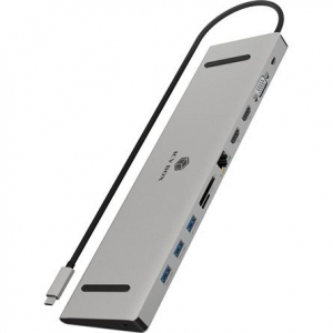 RaidSonic ICY BOX 11-in-1 USB Type-C notebook dokkoló ezüst (IB-DK2106A-CPD)