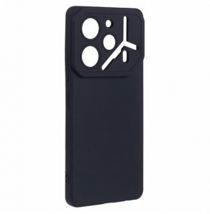 Gigapack Tecno Pova 6 Pro szilikon tok matt fekete (GP-163899)