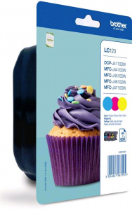 Brother LC123RBWBP CMY multipack tintapatron