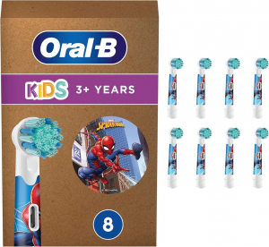 Braun Oral-B Spiderman gyerek elektromos fogkefe pótfej szett 8db (4210201435914)