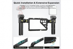 Freewell Samsung S24 Ultra Genius Rig fotós keret és markolat (FRW-S24U-GVK)