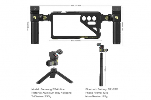 Freewell Samsung S24 Ultra Genius Rig fotós keret és markolat (FRW-S24U-GVK)