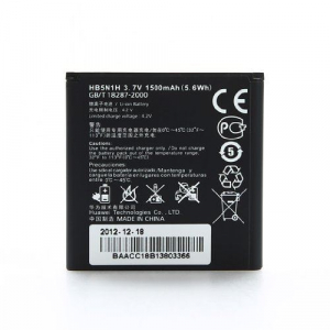 Huawei HB5N1H 1500mAh Li-ion akkumulátor /gyári,csomagolás nélkül/ HUW-0020