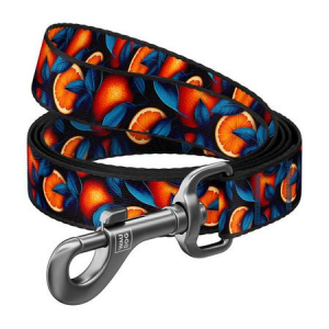 Waudog nylon kutyapóráz 122cm hosszú narancs mintás (341-4054)