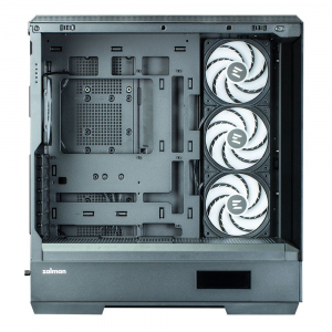 Zalman P50 DS BLACK táp nélküli abalkos ház fekete