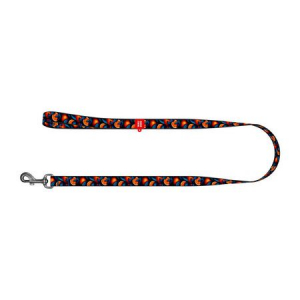 Waudog nylon kutyapóráz 122cm hosszú narancs mintás (341-4054)
