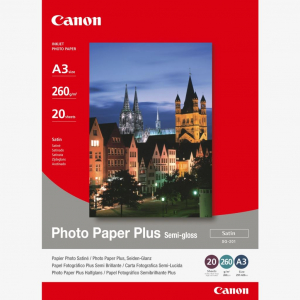 Canon SG-201 Photo Paper Plus Semi-Gloss A3 297x420mm fot&oacute;pap&iacute;r 20db (1686B026)