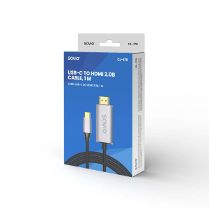 Savio USB-C - HDMI k&aacute;bel 1m (CL-170)