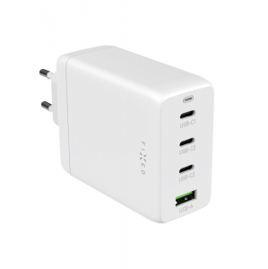 FIXED 3xUSB-C 1xUSB-A h&aacute;l&oacute;zati t&ouml;ltő PD3.0 100W feh&eacute;r (FIXCG100-3CU-WH)