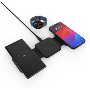 FIXED vezet&eacute;k n&eacute;lk&uuml;li t&ouml;ltő&aacute;llom&aacute;s Samsung k&eacute;sz&uuml;l&eacute;kekhez fekete (FIXFLE-SA-BK)