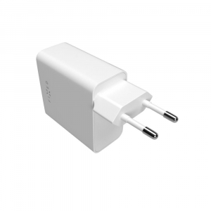 FIXED Mains USB-C hálózati töltő 65W fehér (FIXC65-2C-WH)