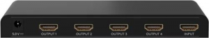 Goobay 4 portos HDMI 4K 30Hz elosztó fekete (58482)