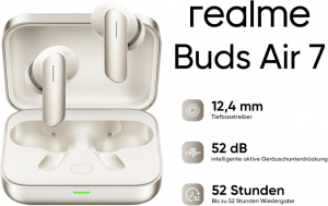 Realme Buds Air 7 Bluetooth fülhallgató Ivory Gold
