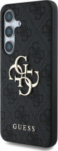 Guess 4G PU Big Logo Samsung Galaxy S25 tok fekete (GUHCS25S4GMGGR)