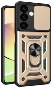Gigapack Defender Samsung Galaxy S24 (SM-S921) kameravédős tok aranyszínű-fekete (GP-151212)