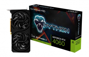 Gainward GeForce RTX 4060 8GB Python II videokártya (471056224-4496 / NE64060019P1-1070V)